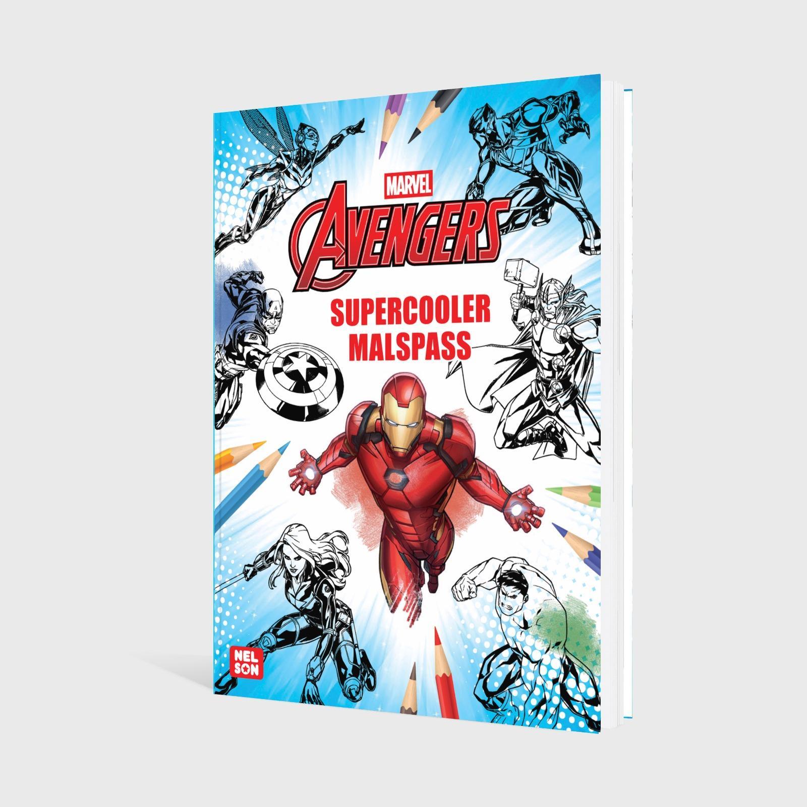 Bild: 9783845128191 | Avengers: Supercooler Malspaß | Taschenbuch | MARVEL | 64 S. | Deutsch