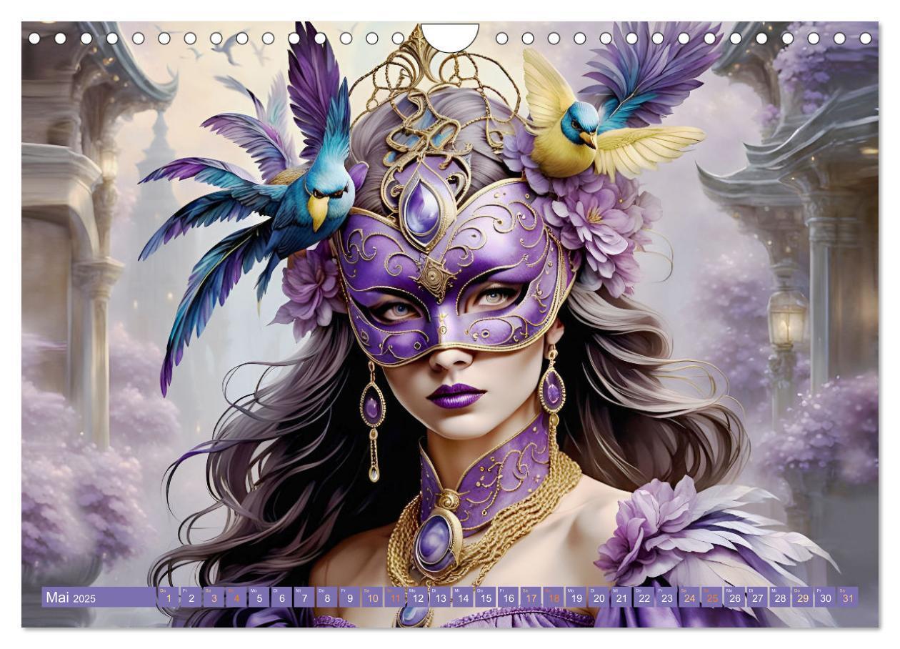 Bild: 9783383798306 | Maskerade Deluxe (Wandkalender 2025 DIN A4 quer), CALVENDO...