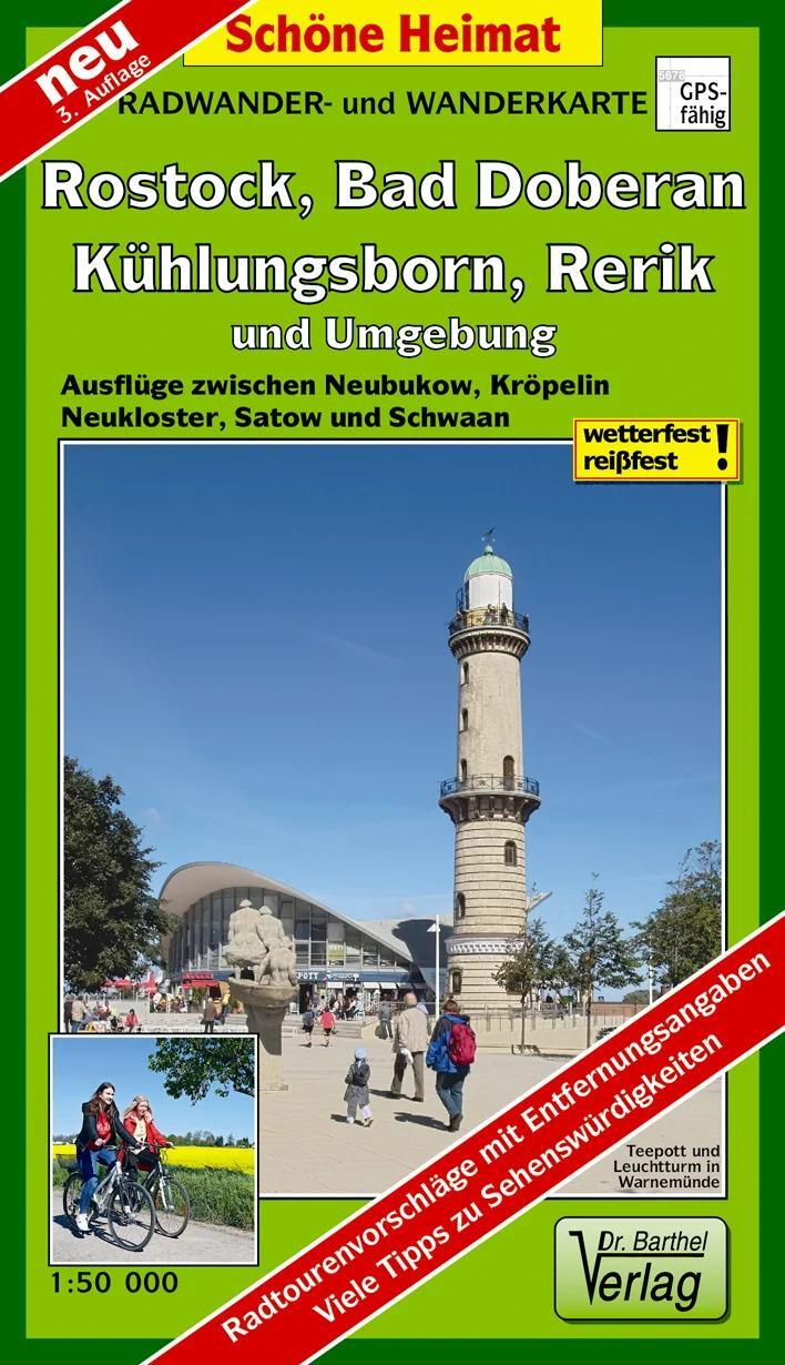 Cover: 9783895911880 | Hansestadt Rostock, Kühlungsborn, Bad Doberan, Rerik und Umgebung 1...