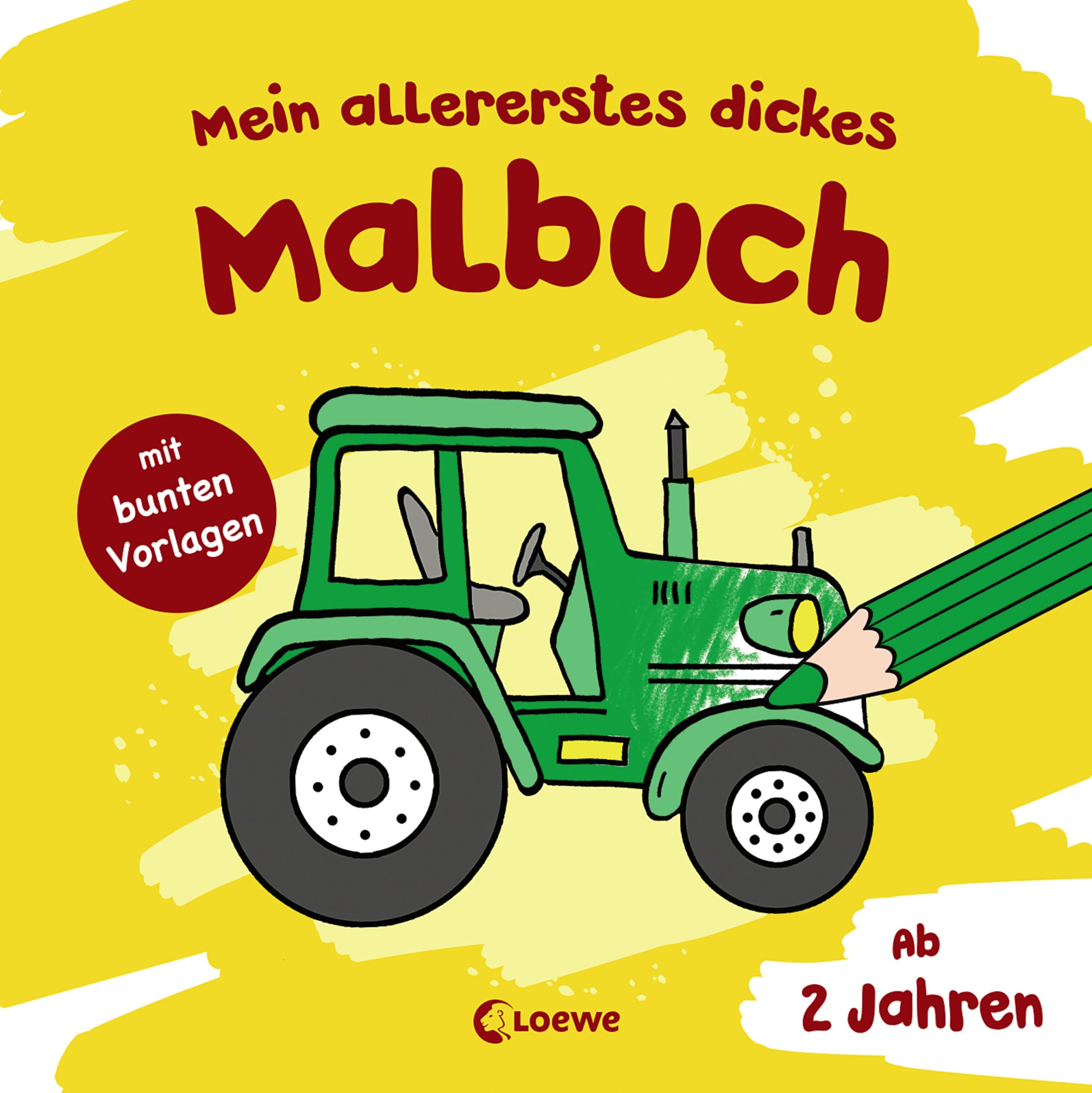 Cover: 9783785588321 | Mein allererstes dickes Malbuch - Traktor | Loewe Kreativ | Buch