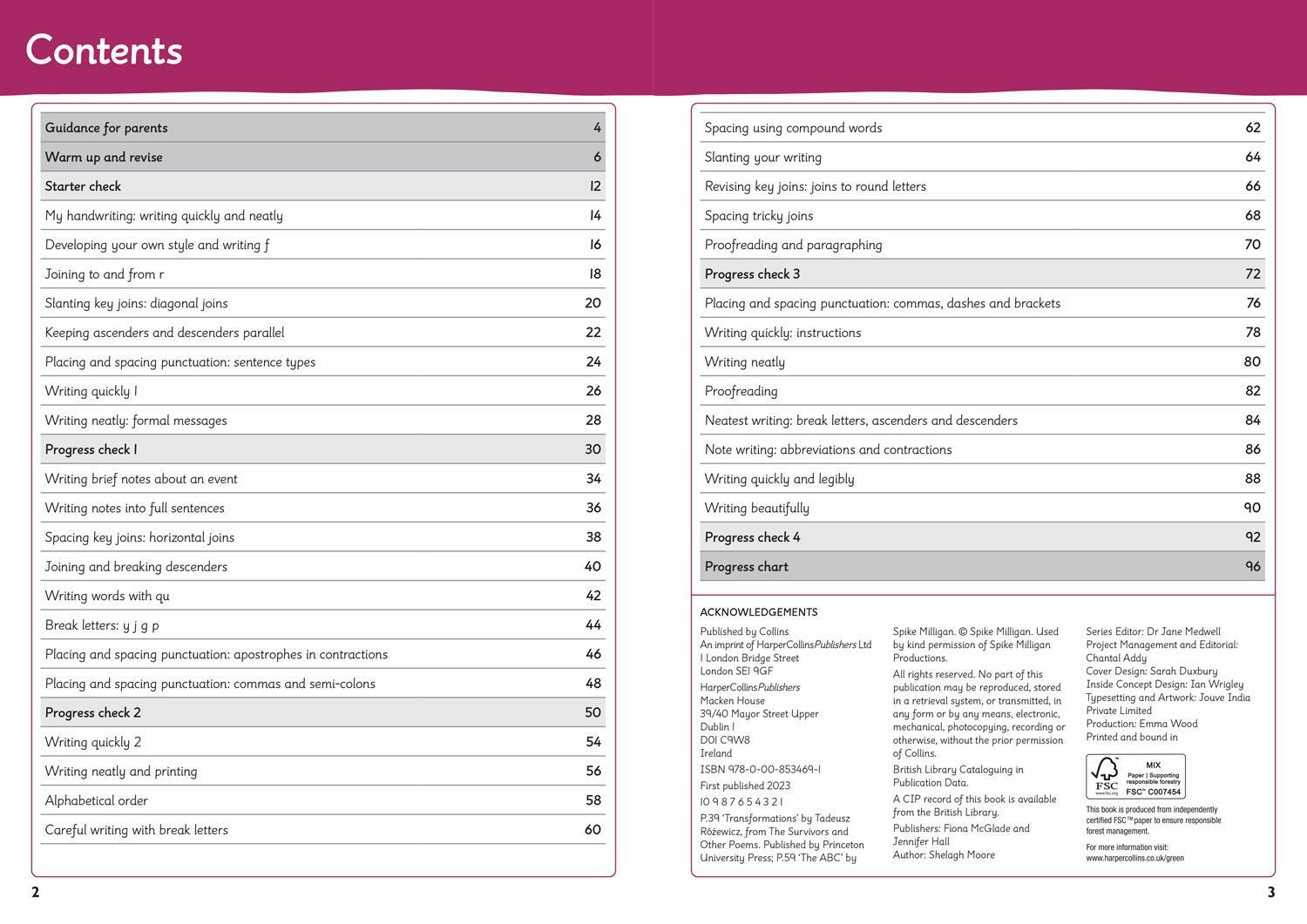 Bild: 9780008534691 | Year 6 Handwriting Targeted Practice Workbook | For the 2023 Tests