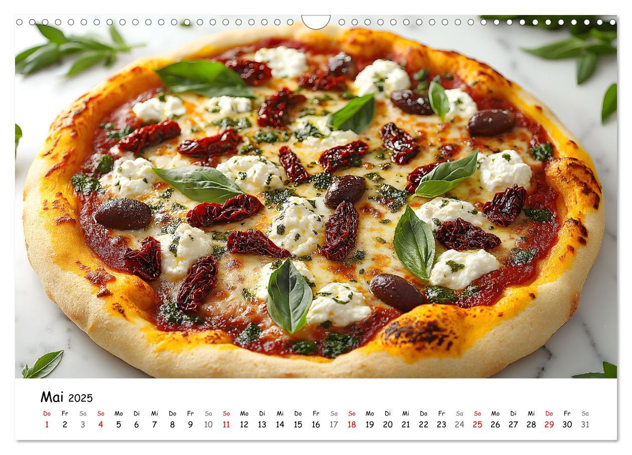 Bild: 9783457215791 | Pizza geht immer - Zu jeder Jahreszeit (Wandkalender 2025 DIN A3...