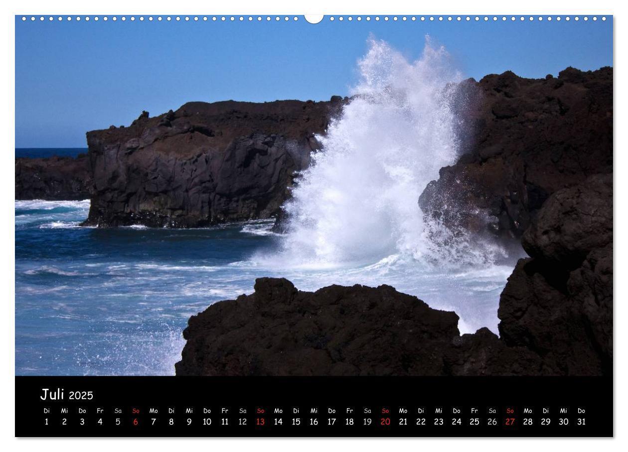 Bild: 9783435799916 | Lanzarote (Wandkalender 2025 DIN A2 quer), CALVENDO Monatskalender