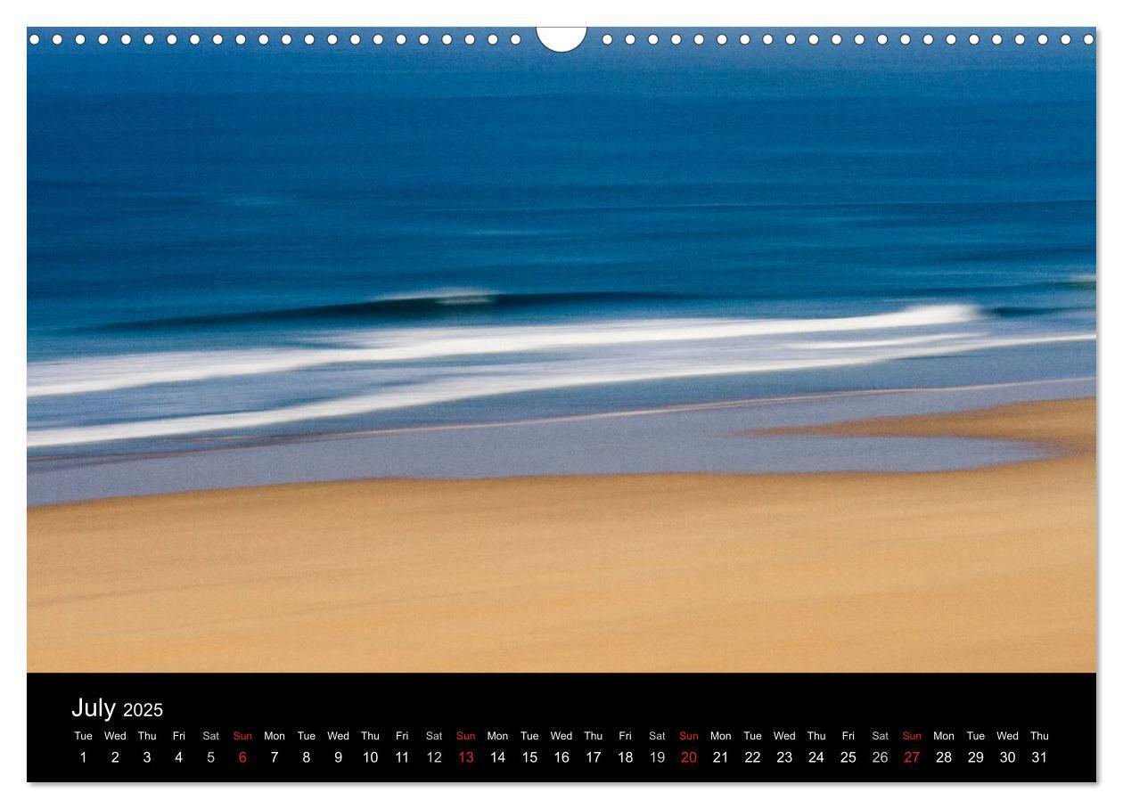 Bild: 9781325953400 | Waves in Cornwall (Wall Calendar 2025 DIN A3 landscape), CALVENDO...