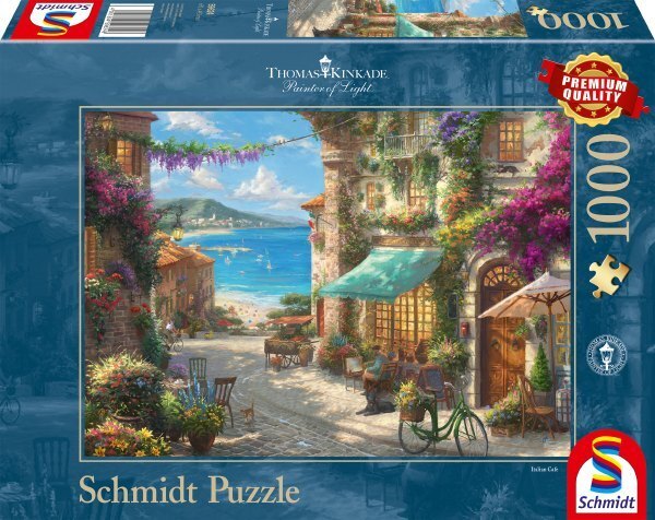 Cover: 4001504596248 | Café an der italienischen Riviera (Puzzle) | Thomas Kinkade | Spiel