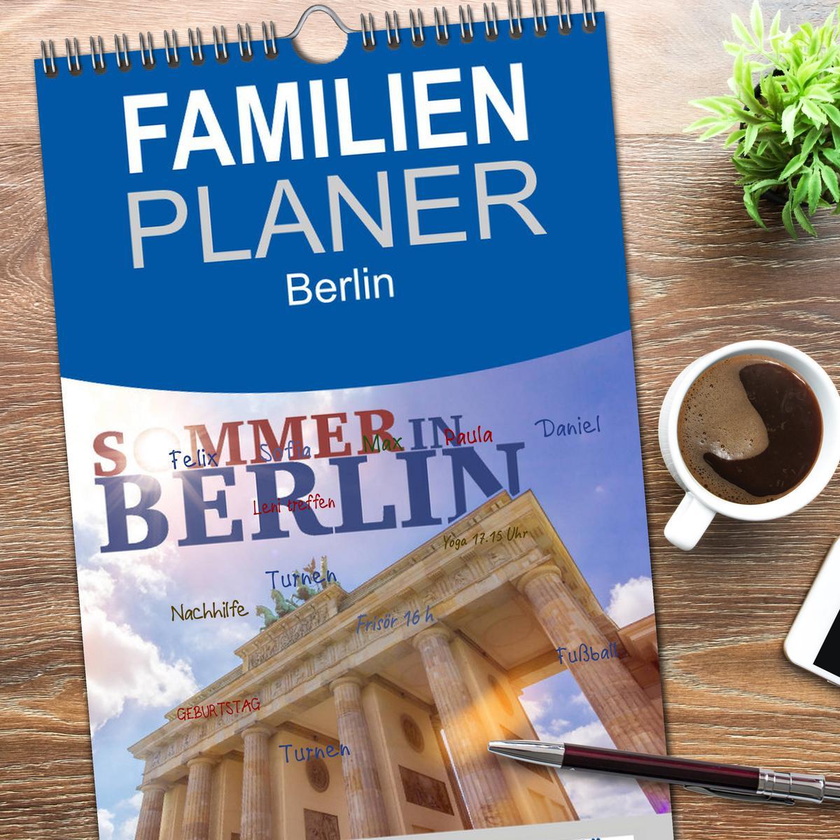 Bild: 9783457107195 | Familienplaner 2025 - SOMMER IN BERLIN mit 5 Spalten (Wandkalender,...