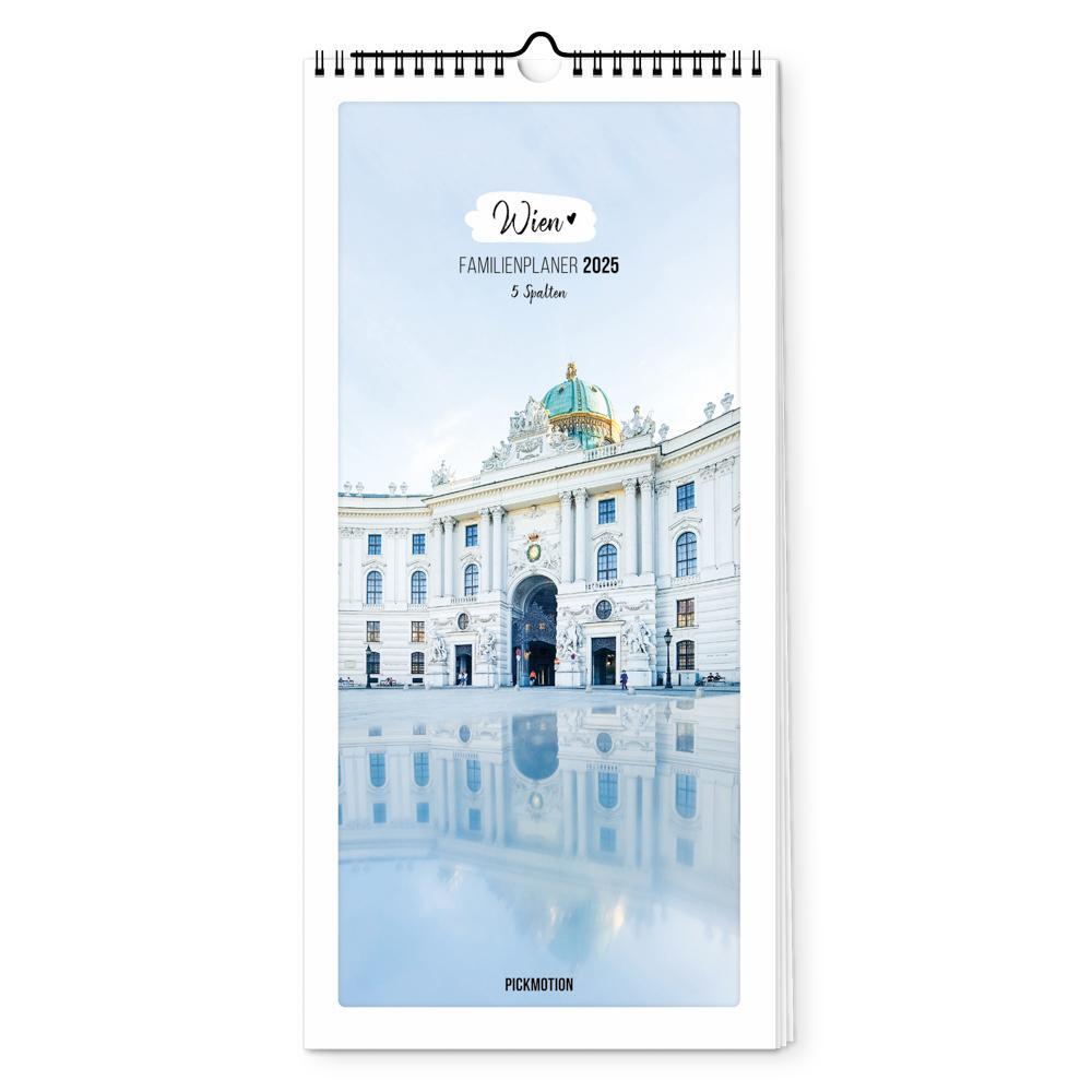 Cover: 4251781179546 | Familienplaner 2025 - Wien | 5 Spalten | Pickmotion | Kalender | 2025