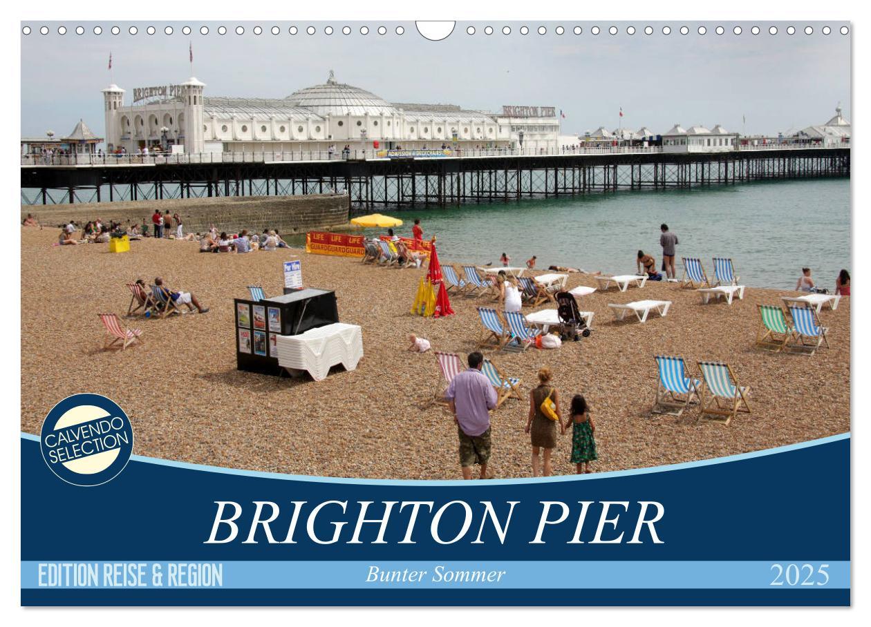 Cover: 9783435402335 | Brighton Pier Bunter Sommer (Wandkalender 2025 DIN A3 quer),...