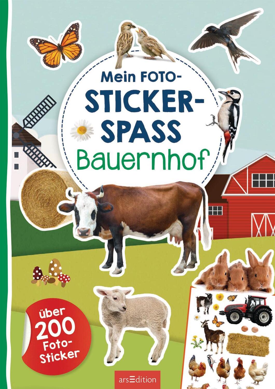 Bild: 9783845837079 | Mein Foto-Stickerspaß - Bauernhof | Über 200 Foto-Sticker | Buch