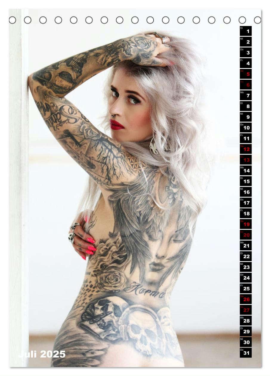 Bild: 9783435926787 | Beauty Tattoo 2025 (Tischkalender 2025 DIN A5 hoch), CALVENDO...