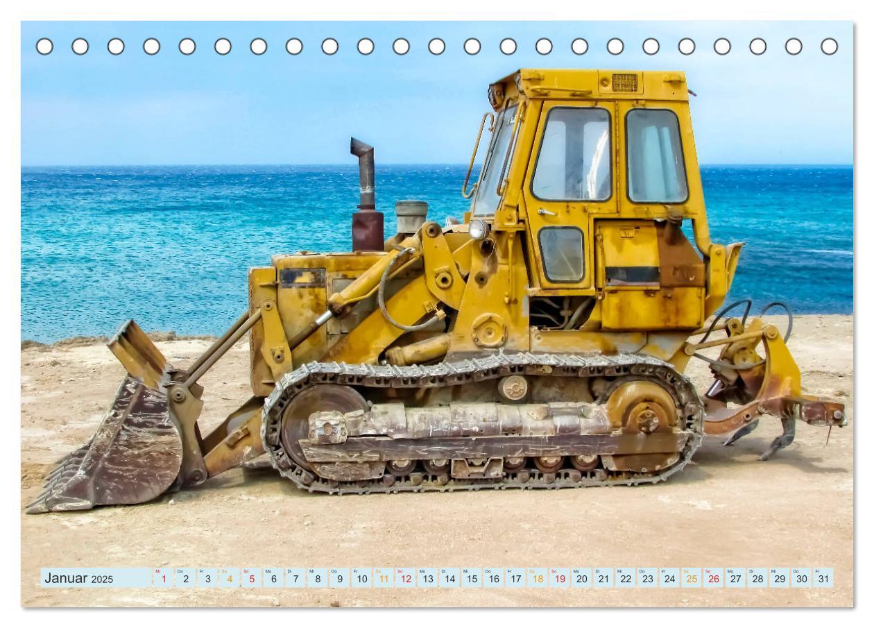 Bild: 9783435289363 | Bulldozer - bärenstarke Arbeitstiere (Tischkalender 2025 DIN A5...