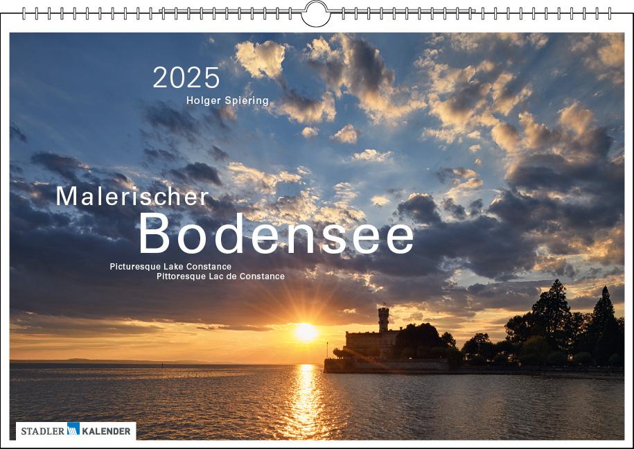 Cover: 9783861924012 | Malerischer Bodensee 2025 | Holger Spiering | Kalender | Spiralbindung