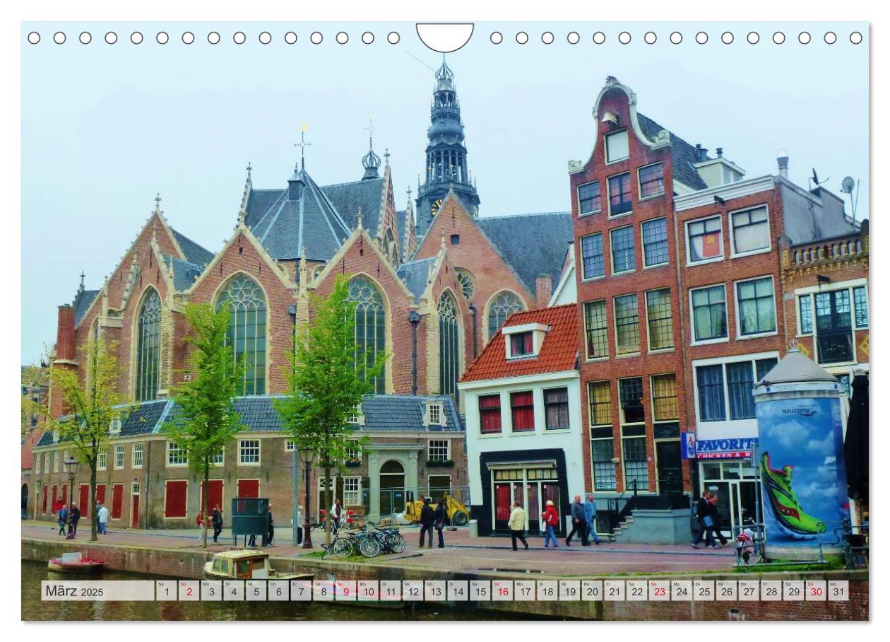 Bild: 9783435806270 | Amsterdam (Wandkalender 2025 DIN A4 quer), CALVENDO Monatskalender