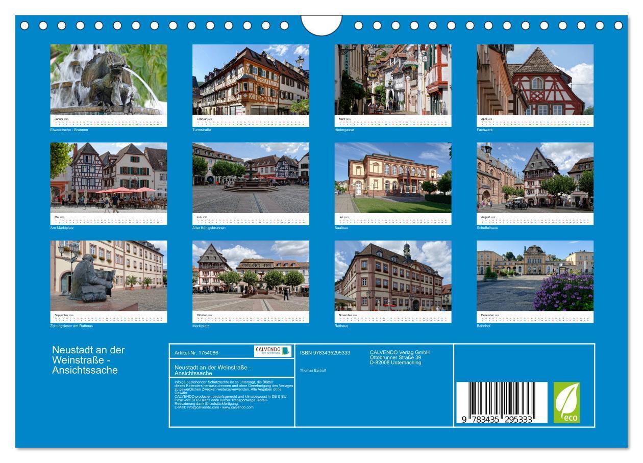 Bild: 9783435295333 | Neustadt an der Weinstraße - Ansichtssache (Wandkalender 2025 DIN...