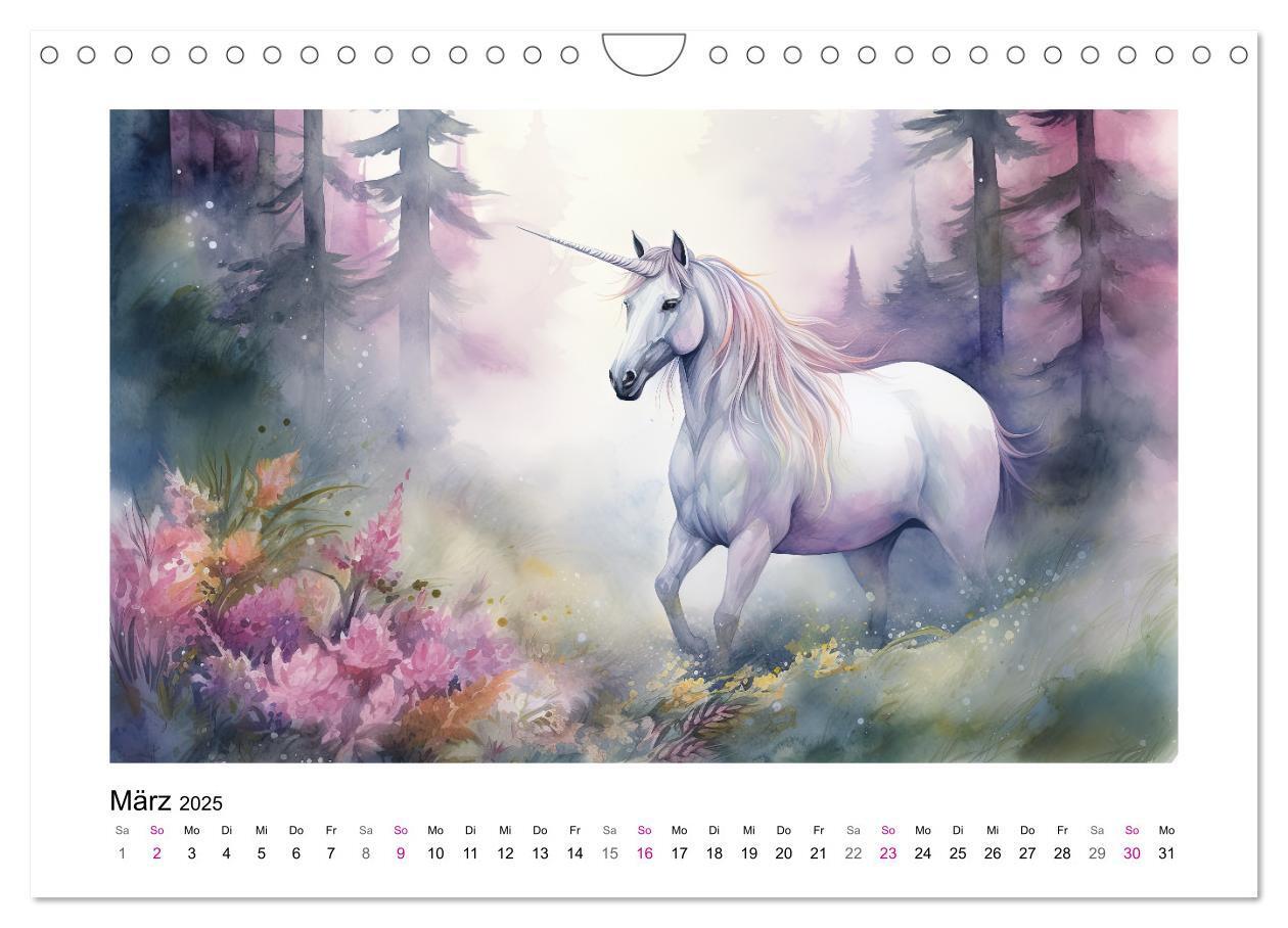 Bild: 9783383858796 | Geliebte Einhörner (Wandkalender 2025 DIN A4 quer), CALVENDO...