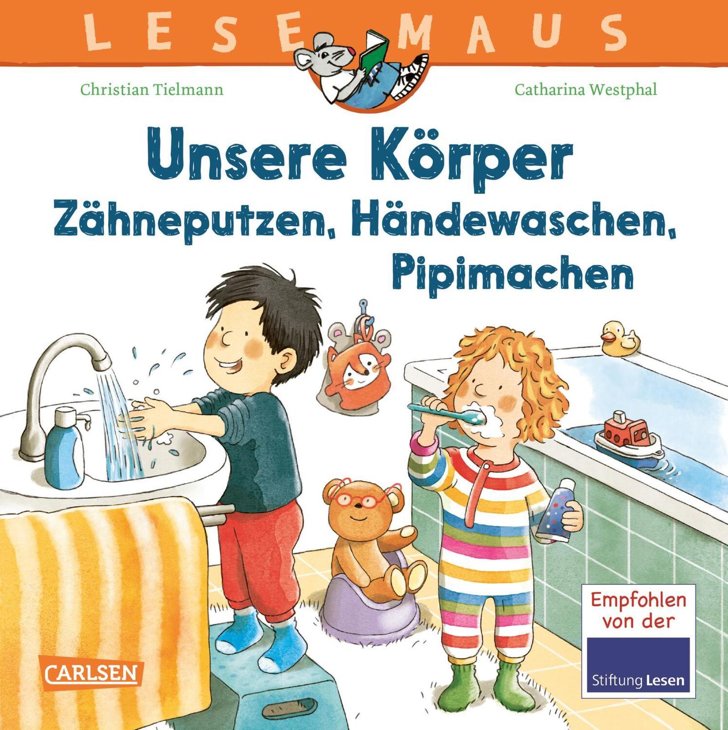 Cover: 9783551080707 | LESEMAUS 169: Unsere Körper - Zähneputzen, Händewaschen, Pipimachen