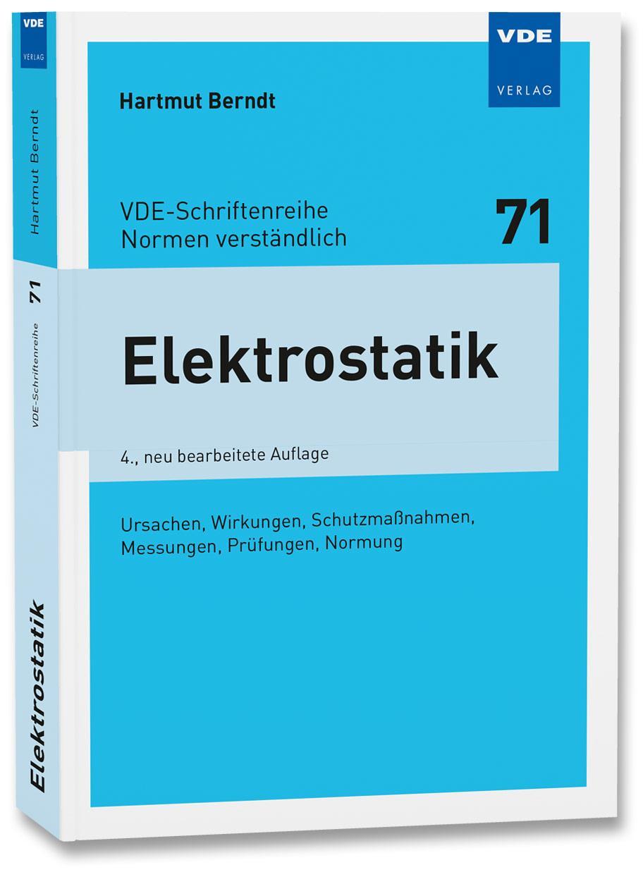 Cover: 9783800736195 | Elektrostatik | Hartmut Berndt | Taschenbuch | 376 S. | Deutsch | 2017