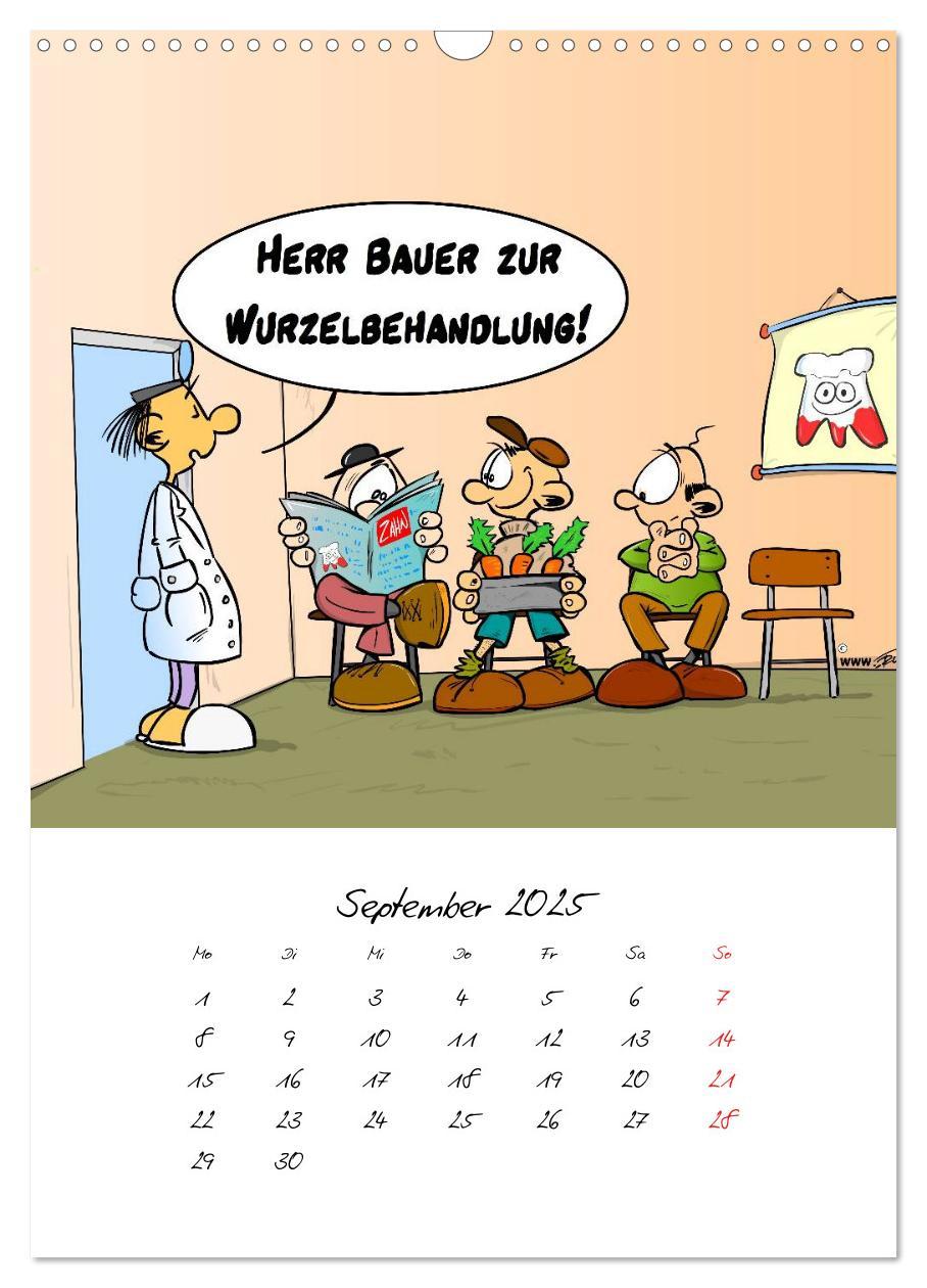 Bild: 9783457045848 | Trumix Cartoons - Gesundheit (Wandkalender 2025 DIN A3 hoch),...