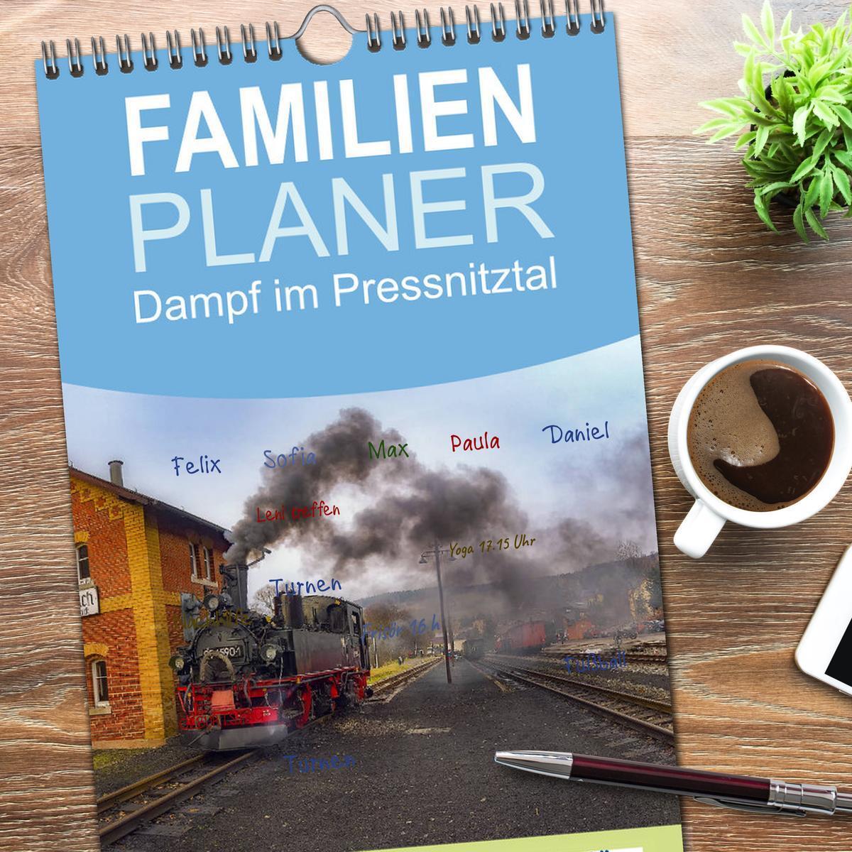 Bild: 9783457108017 | Familienplaner 2025 - Dampf im Pressnitztal mit 5 Spalten...