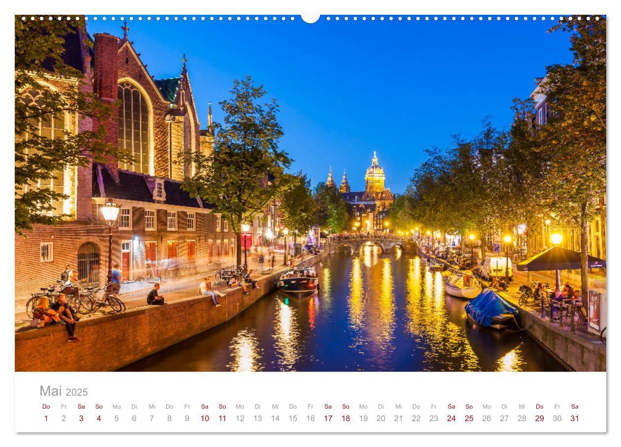 Bild: 9783435374625 | AMSTERDAM Impressionen (Wandkalender 2025 DIN A2 quer), CALVENDO...