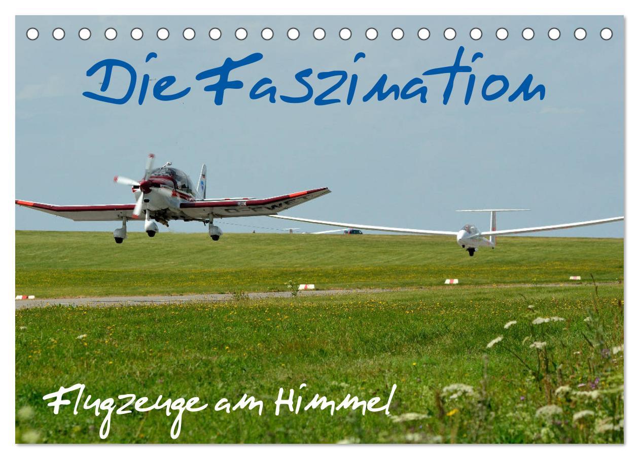 Cover: 9783435379934 | Die Faszination. Flugzeuge am Himmel (Tischkalender 2025 DIN A5...