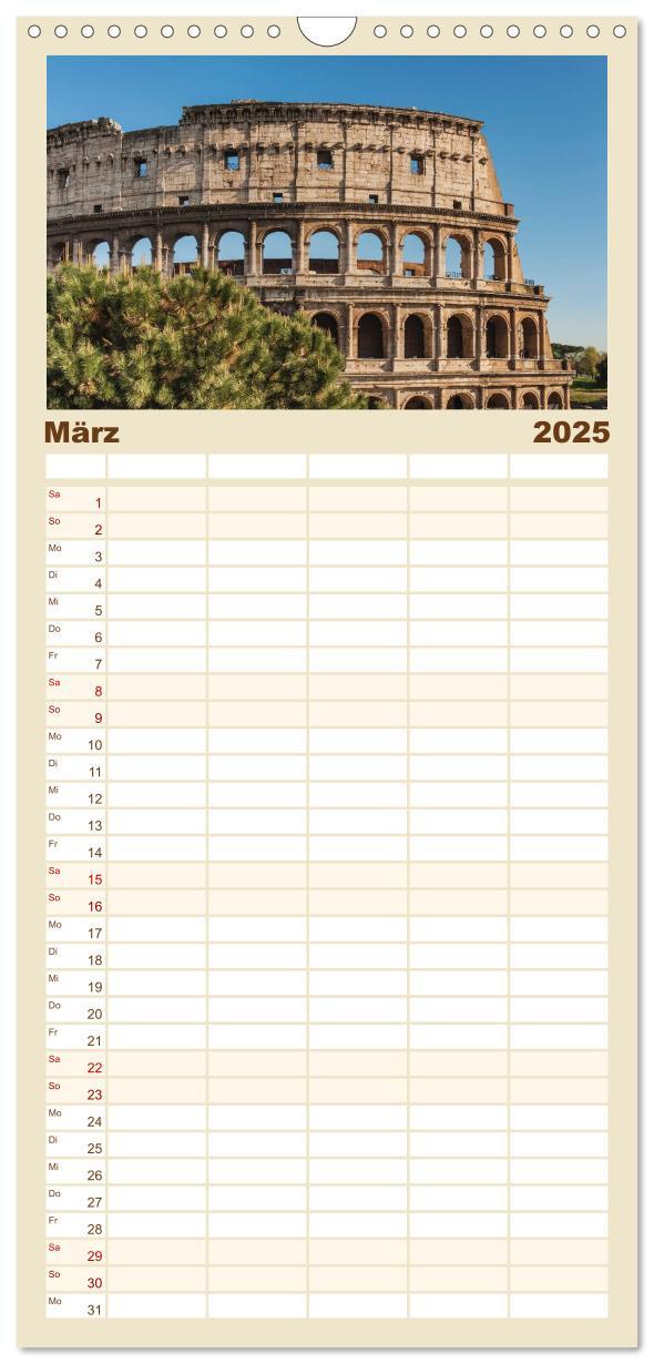 Bild: 9783457125465 | Familienplaner 2025 - Rom-Italien mit 5 Spalten (Wandkalender, 21 x...