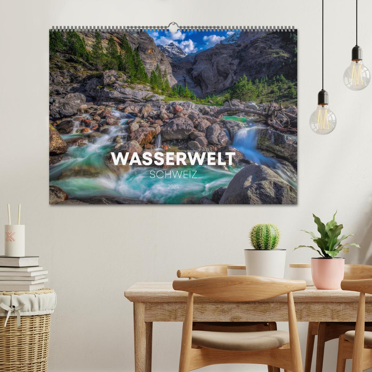 Bild: 9783383834066 | Wasserwelt Schweiz (Wandkalender 2025 DIN A2 quer), CALVENDO...