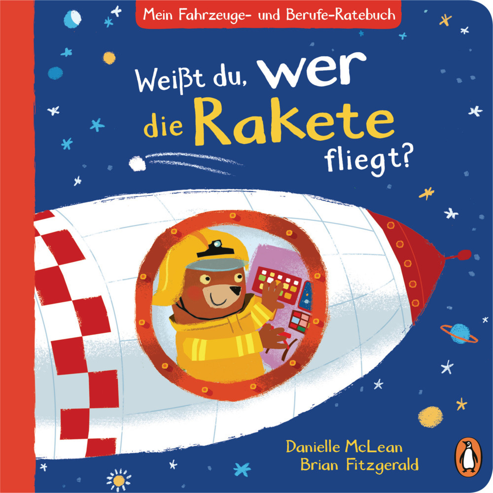 Cover: 9783328301158 | Mein Fahrzeuge- und Berufe-Ratebuch - Weißt du, wer die Rakete fliegt?