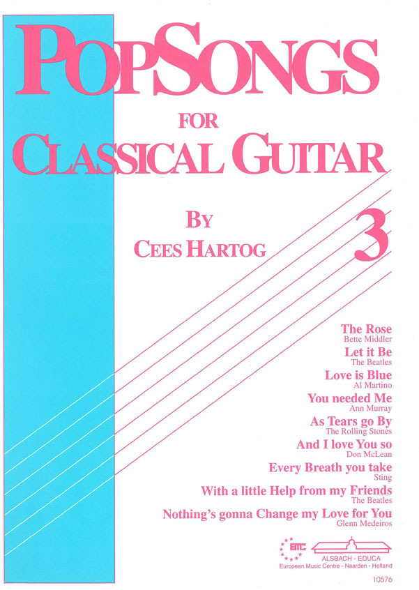 Cover: 9789043151931 | Popsongs For Classical Guitar 3 | Cees Hartog | Buch | Alsbach Educa