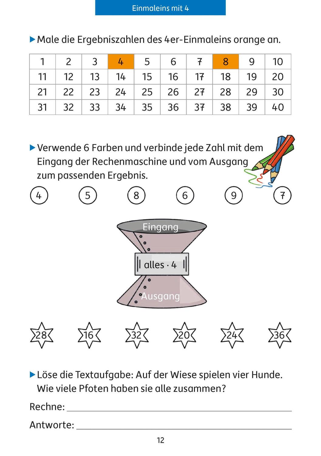 Bild: 9783881006651 | Quer durch die 2./3. Klasse, Das kleine Einmaleins - A5-Übungsblock