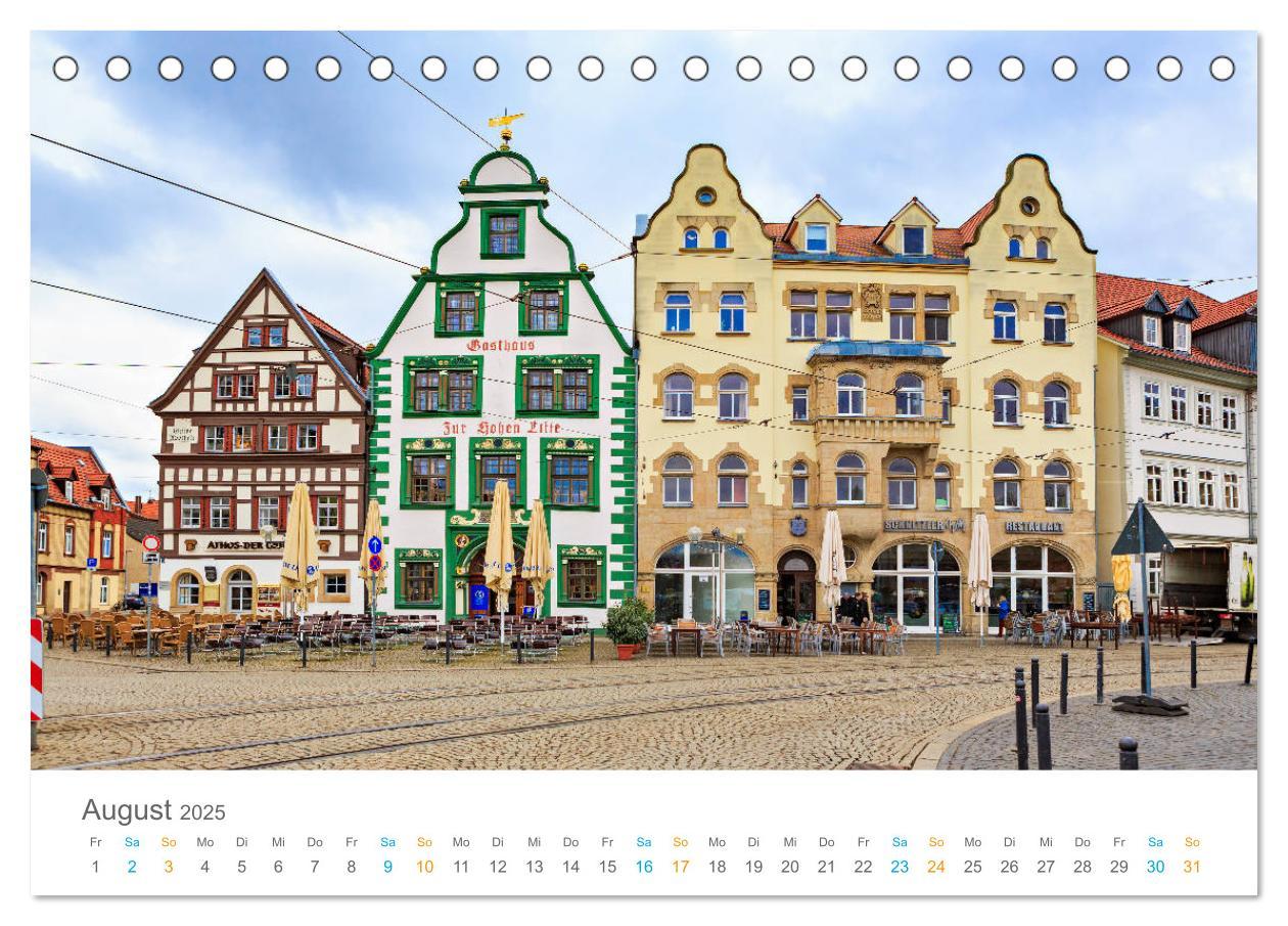 Bild: 9783435320189 | Erfurt - Stadt der Türme (Tischkalender 2025 DIN A5 quer), CALVENDO...