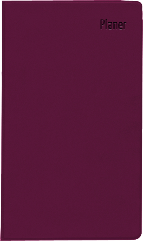 Cover: 4006928025749 | Zettler - Taschenplaner 2025 bordeaux, 9,5x16cm, Taschenkalender...