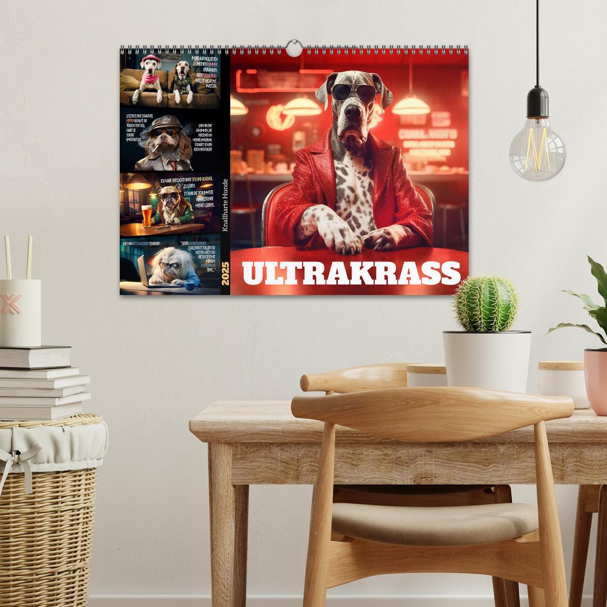 Bild: 9783383774317 | ULTRAKRASS Knallharte Hunde (Wandkalender 2025 DIN A3 quer),...