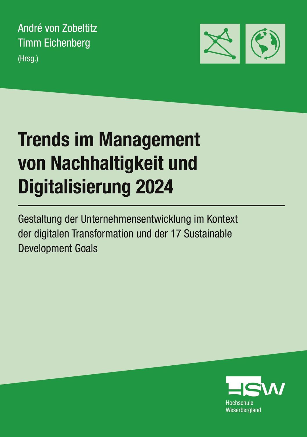 Cover: 9783759733542 | Trends im Management von Nachhaltigkeit und Digitalisierung 2024