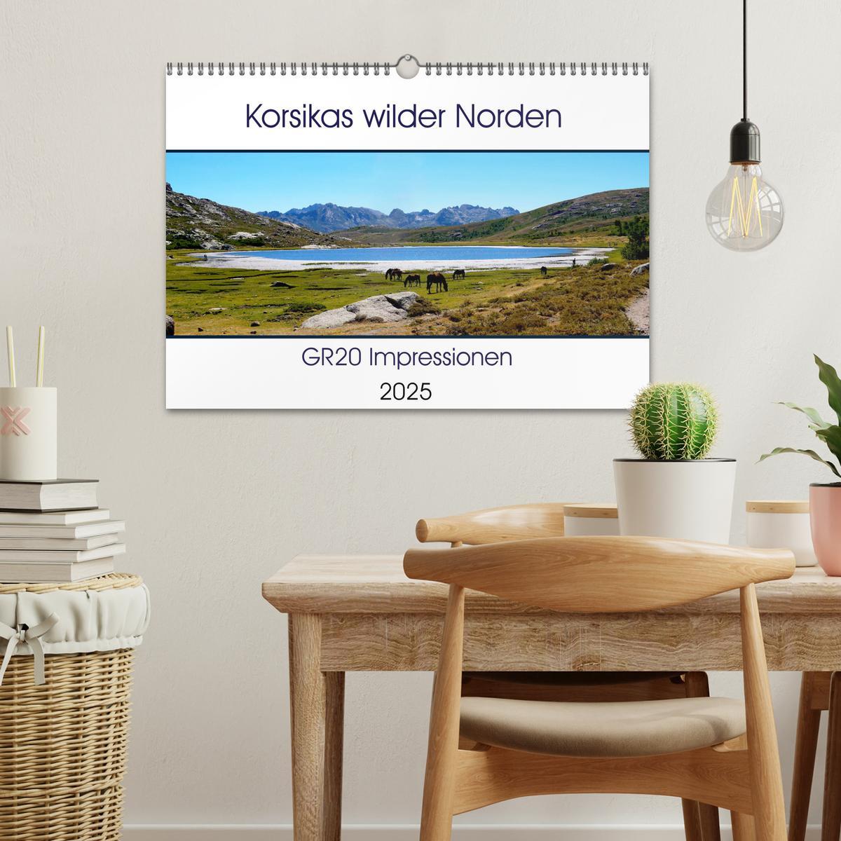 Bild: 9783435338252 | Korsikas wilder Norden. GR20 Impressionen (Wandkalender 2025 DIN A3...