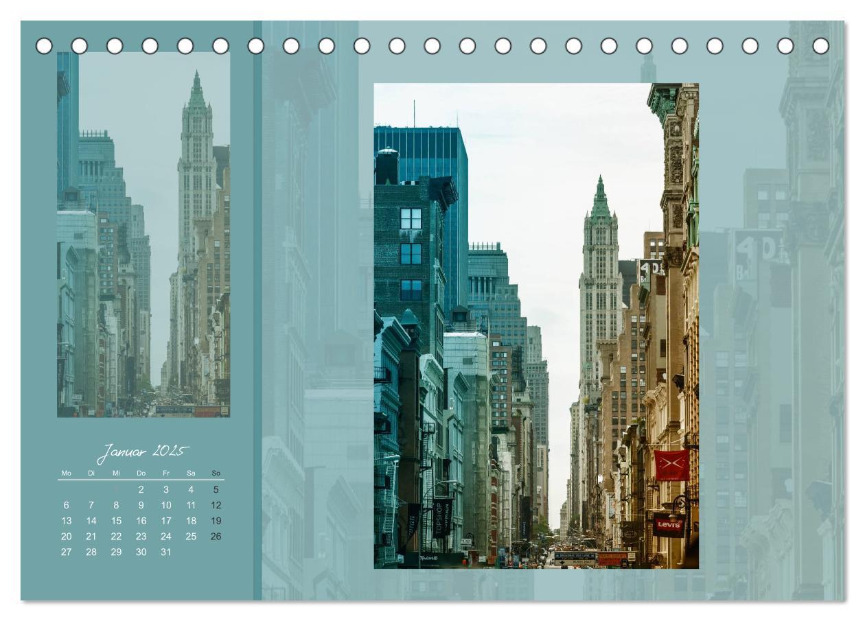 Bild: 9783435171231 | New York - einmal anders (Tischkalender 2025 DIN A5 quer), CALVENDO...