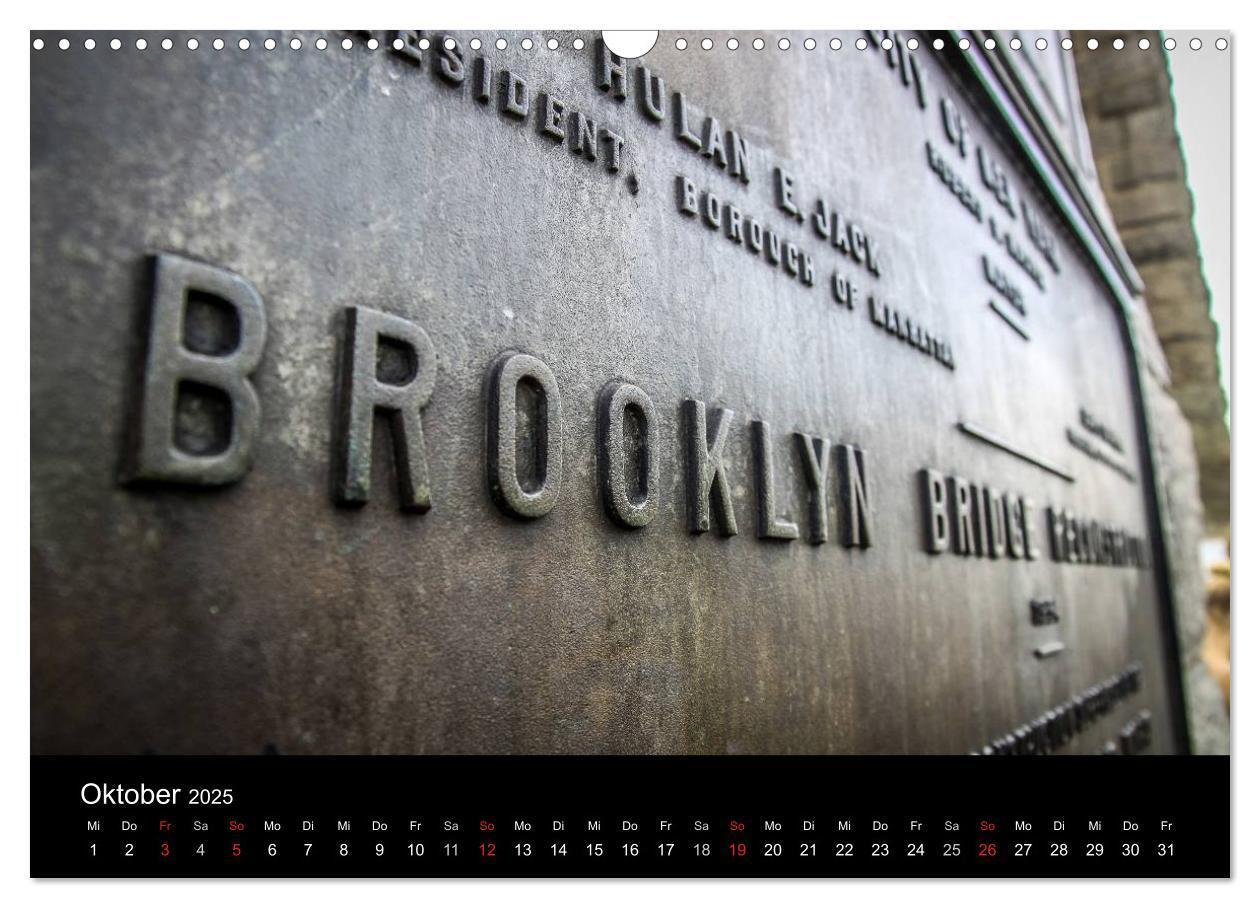 Bild: 9783435795727 | Brooklyn Bridge - New York City (Wandkalender 2025 DIN A3 quer),...