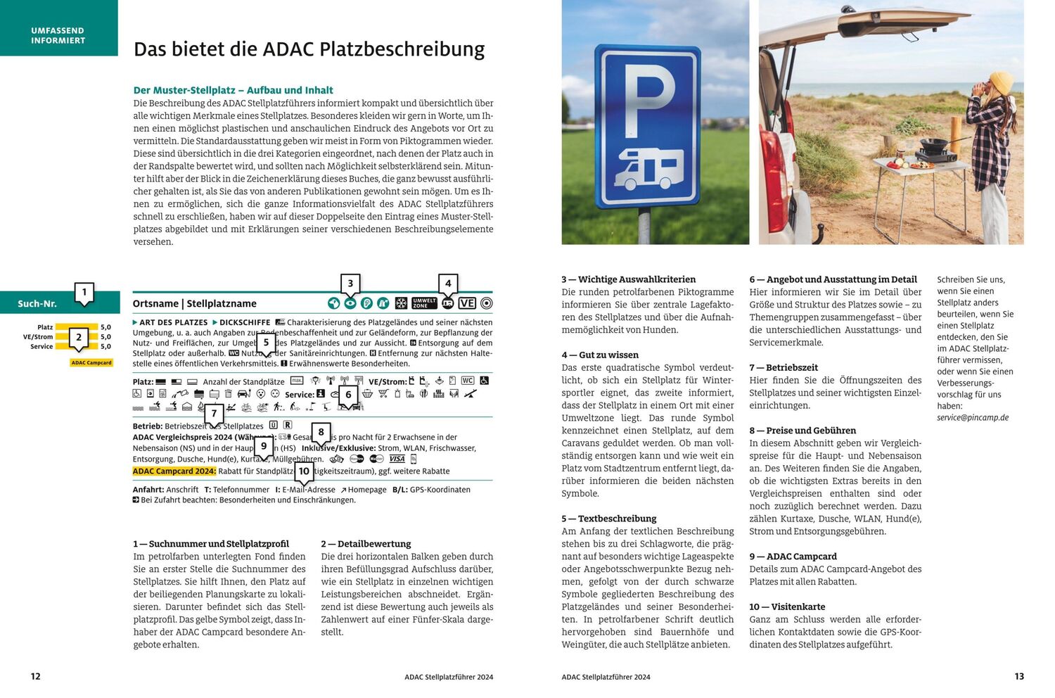 Bild: 9783986450885 | ADAC Stellplatzführer 2024 Deutschland und Europa | Taschenbuch | 2024