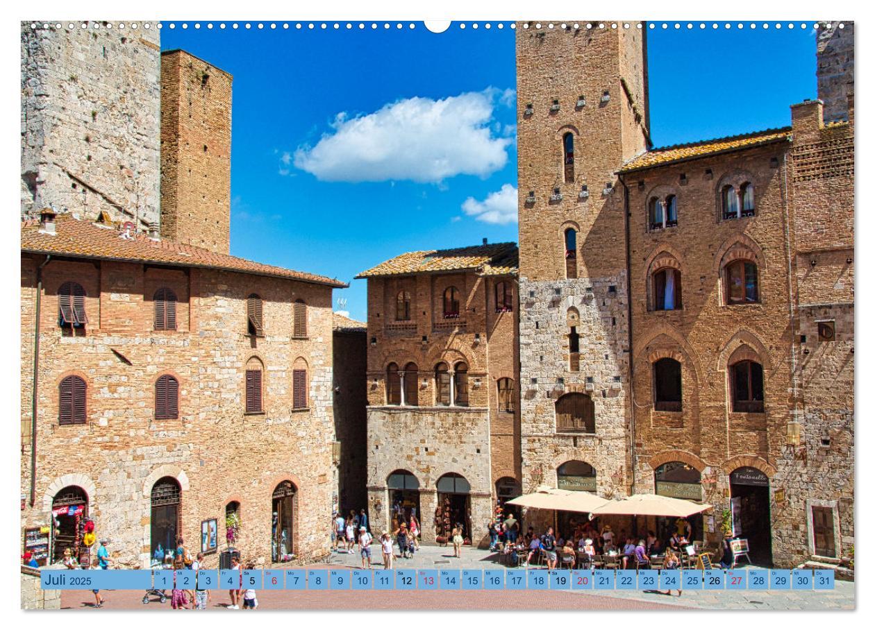 Bild: 9783383920929 | Impressionen aus San Gimignano (Wandkalender 2025 DIN A2 quer),...