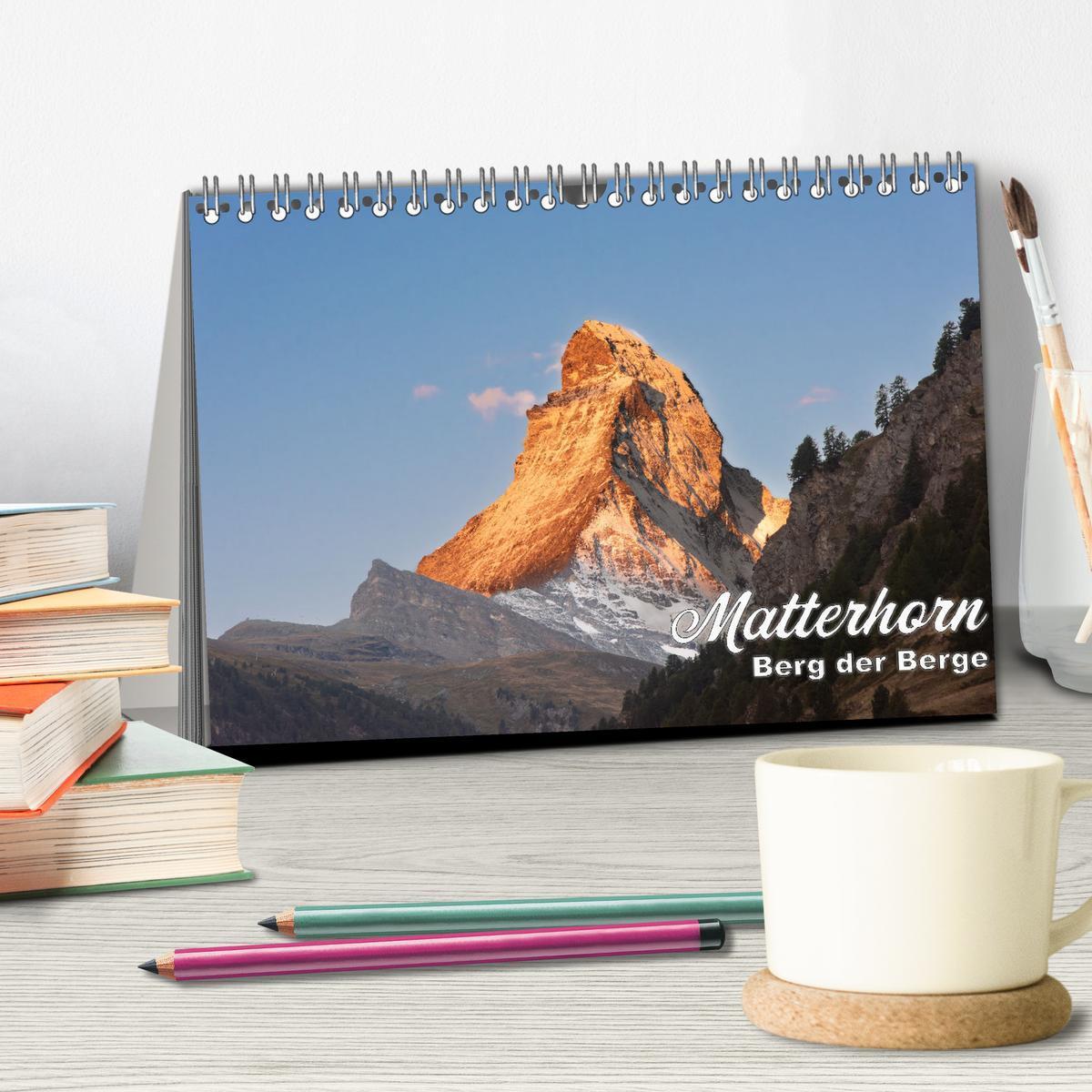 Bild: 9783435543953 | Matterhorn - Berg der Berge (Tischkalender 2025 DIN A5 quer),...