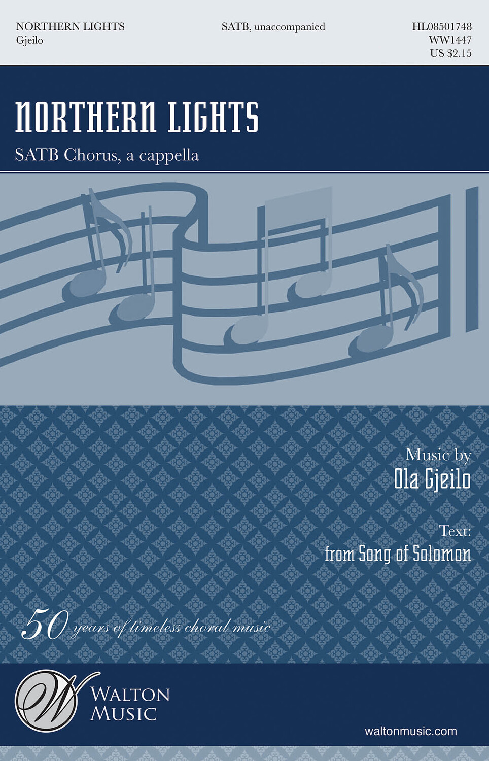 Cover: 884088493615 | Northern Lights | for SATB Chorus a cappella | Ola Gjeilo