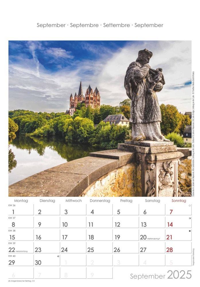 Bild: 4251732343194 | Alpha Edition - Hessen 2025 Bildkalender, 23,7x34cm, Wandkalender...