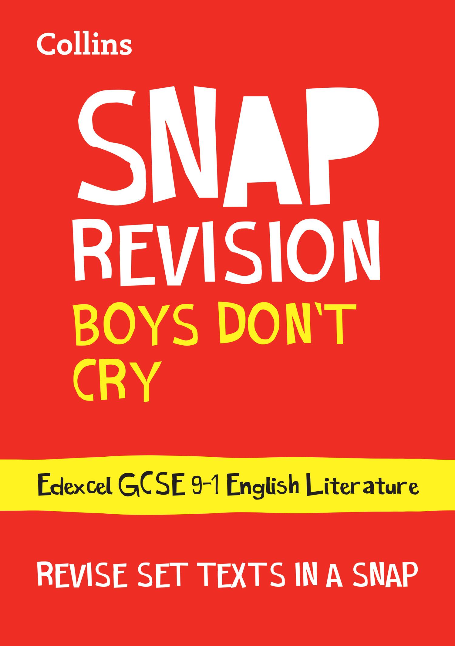 Cover: 9780008471798 | Boys Don't Cry Edexcel GCSE 9-1 English Literature Text Guide | Gcse