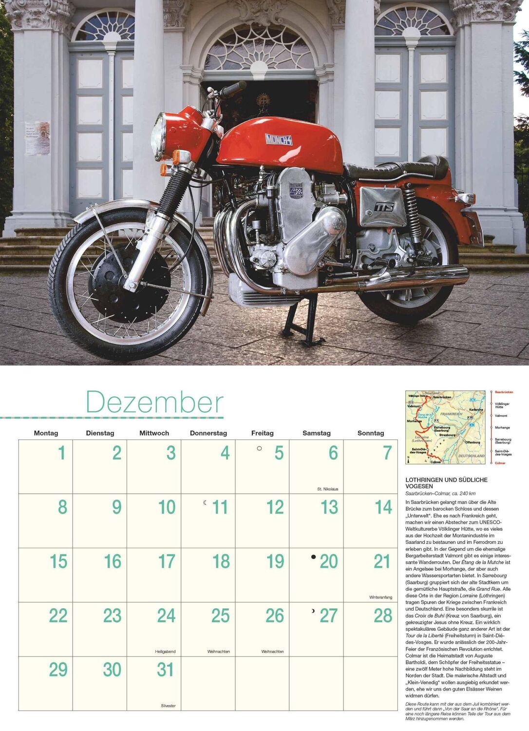 Bild: 4250809652863 | Motorräder &amp; Routen 2025 - Broschürenkalender - mit...