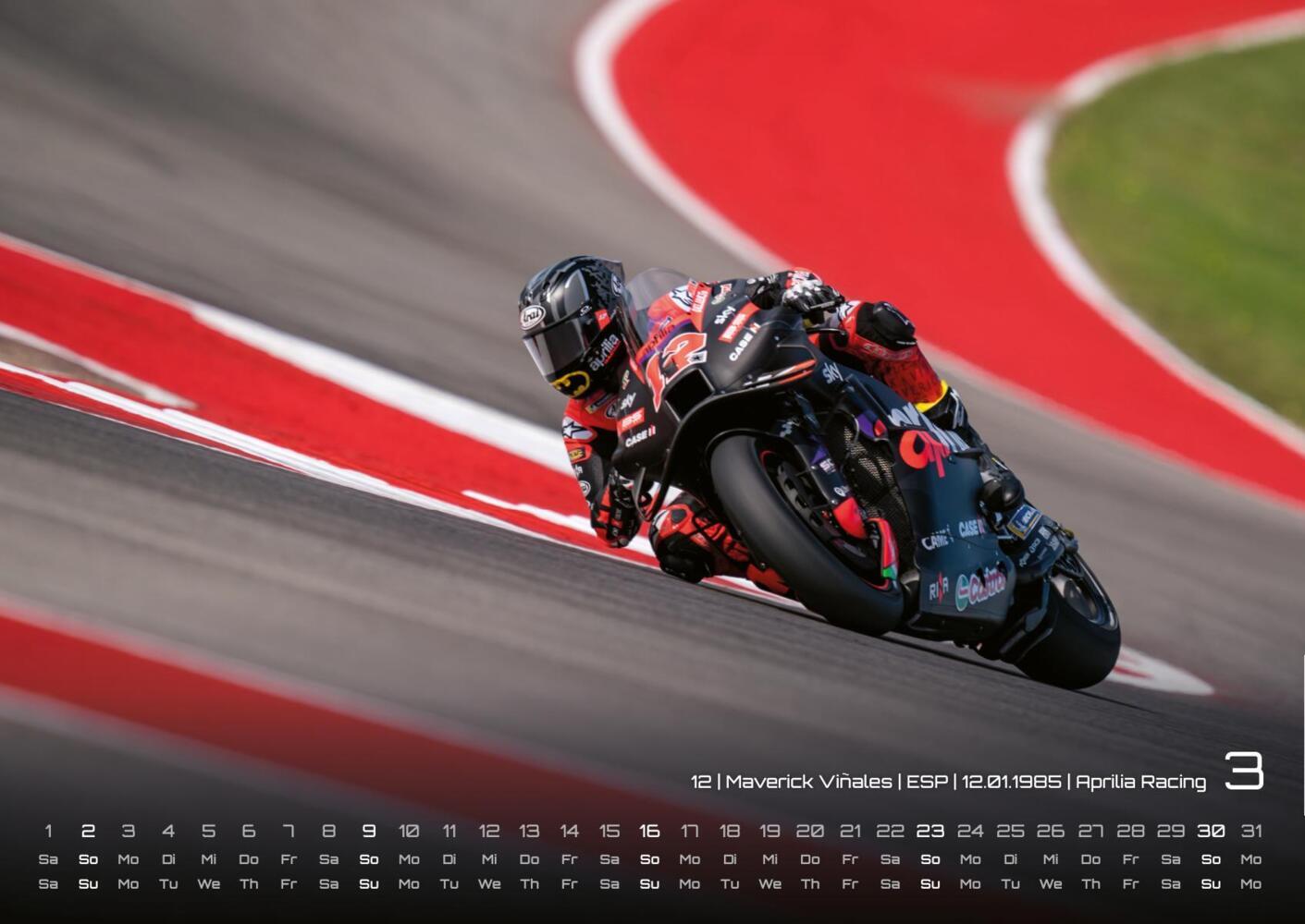 Bild: 9783986734022 | Motorrad Grand Prix 2025 - Kalender MotoGP DIN A2 | GP-Fever.de | 2025