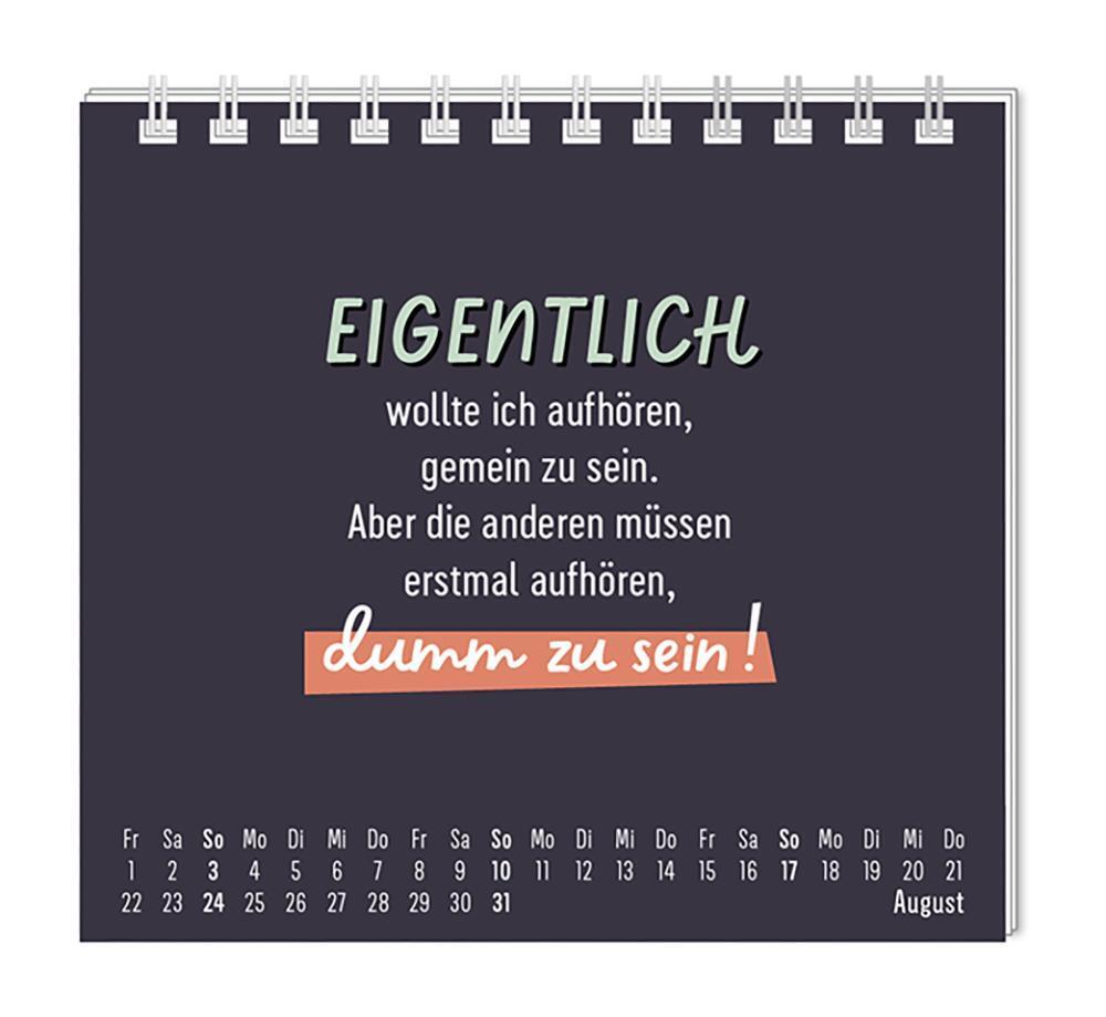 Bild: 9783986361082 | Mini-Kalender 2025 Nett kann ich auch | Mini-Kalender | Original