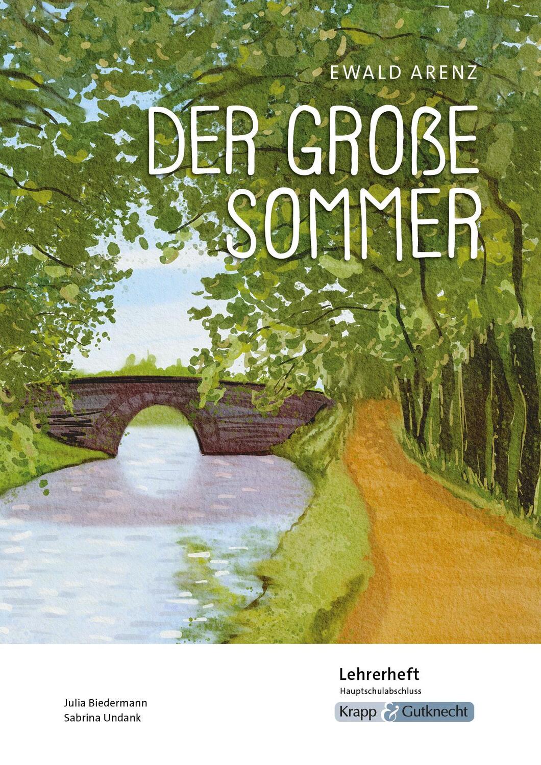 Cover: 9783963231247 | Der große Sommer - Ewald Arenz - Lehrerheft - G-Niveau | Broschüre