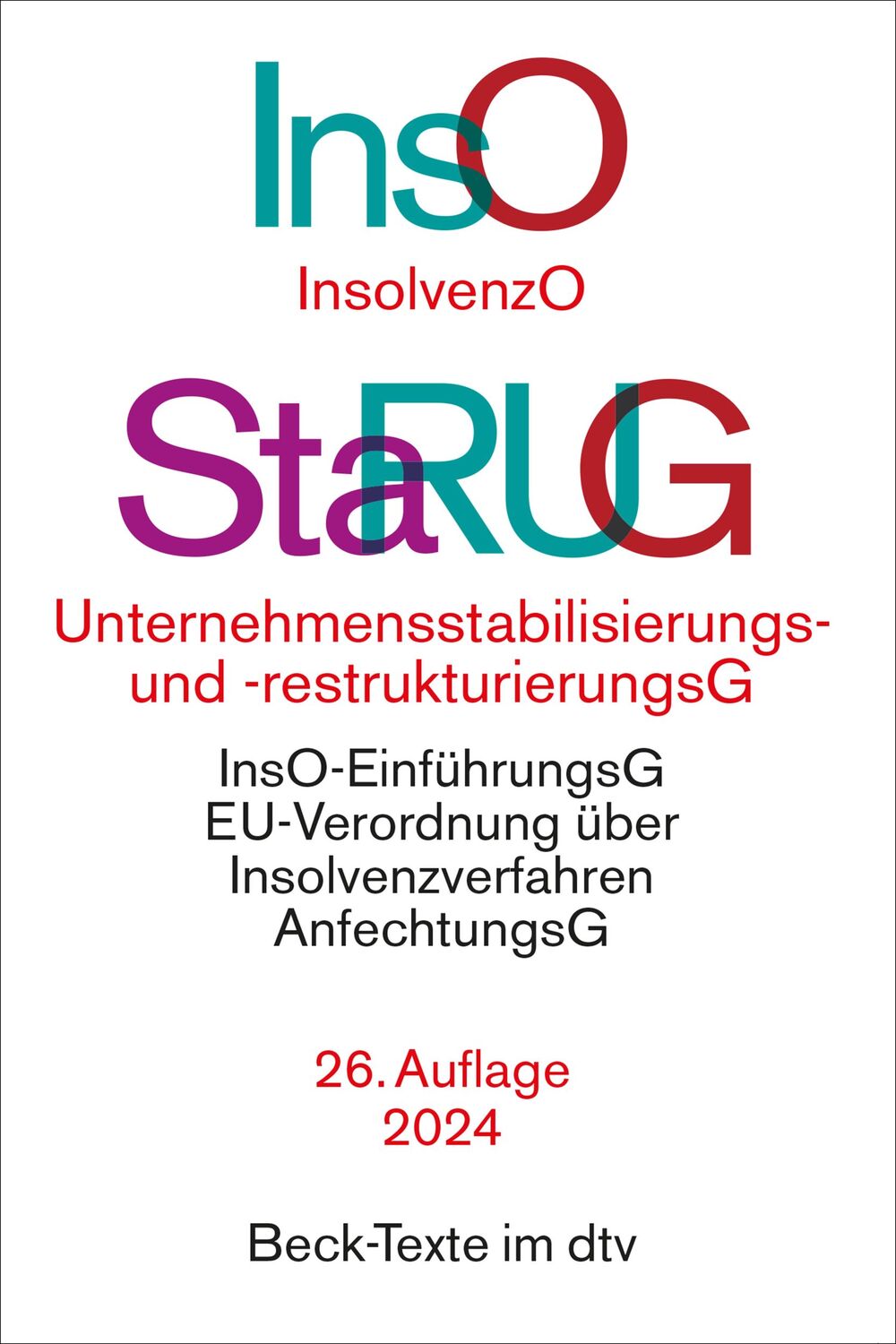 Cover: 9783423532730 | Insolvenzordnung / Unternehmensstabilisierungs- und...