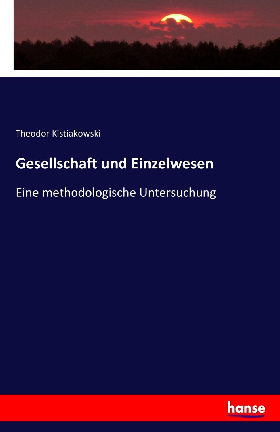 Cover: 9783744600880 | Gesellschaft und Einzelwesen | Eine methodologische Untersuchung