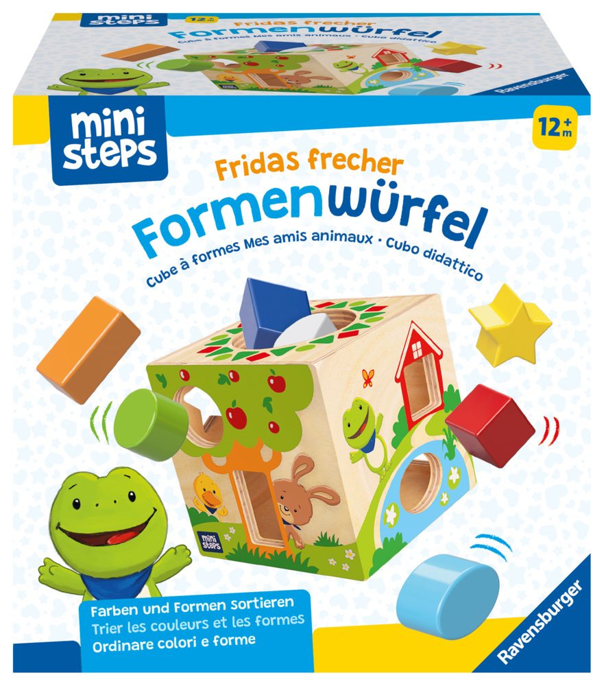 Cover: 4005556045815 | ministeps: Fridas frecher Formenwürfel | Spiel | 60458100 | Deutsch